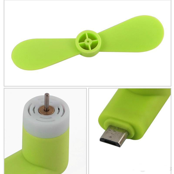 30pcs/ Mini Cool Micro USB Fan Mobile Phone USB Fan Cell phone For type-c micro USB iPhone x