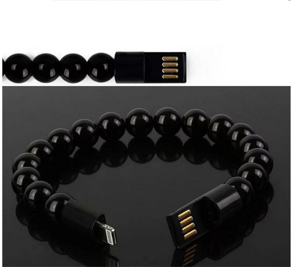 HOT selling The new buddhist bead bracelet data cable USB android iphone MICRO creative bracelet charging line