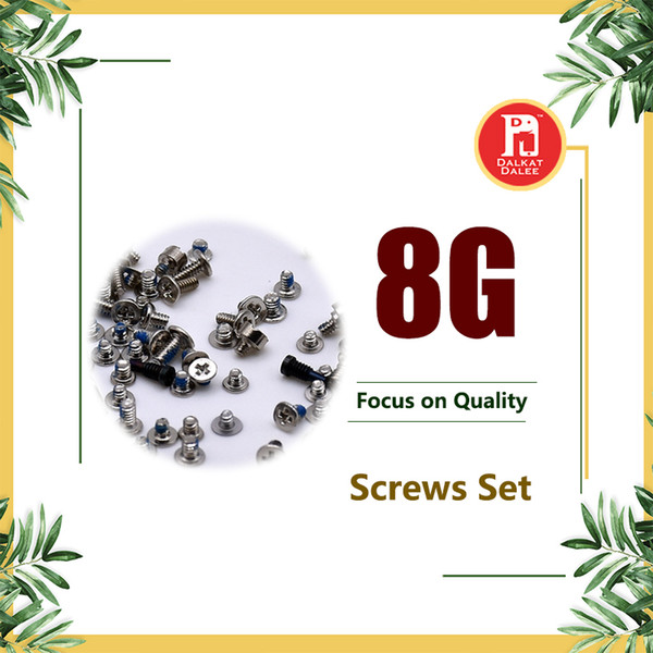 For iPhone 8 Full Screw Set With 2 Dock Connector Bottom Torx Screws Complete Sets Replacement Accessories for Apple iphone8 8G