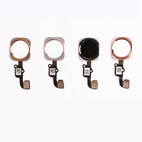 For iPhone 5S 6S 6 plus Home Button Home Key Flex Cable Ribbon Assembly for iphone 5s 6 Black White Gold free shipping