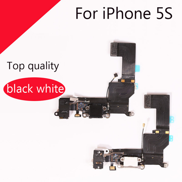 Charging Dock Headphone Jack Mic Connector Antenna Flex Cable for iPhone 5S Free Shipping By DHL