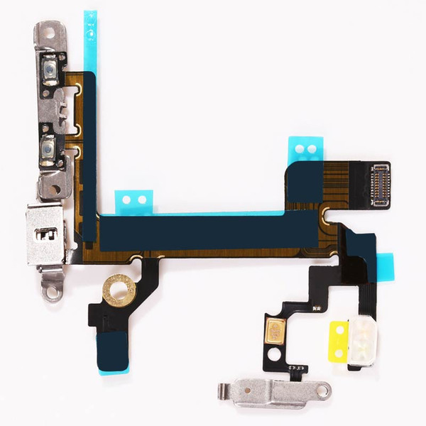 New OEM Switch On / OFF Power Flex Cable For iPhone 5S Mute Volume Button Flex Cable Ribbon