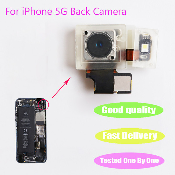 Higt Quality Back Rear Main Camera Module Flex Cable For iPhone 5 5G Big Camera 8MP