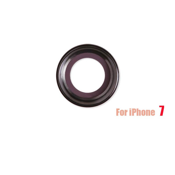 new Back Camera Lens for iPhone 7 7G 4.7 inch Rear Camera Ring Holder with Glass Lens Cover Replacement Parts