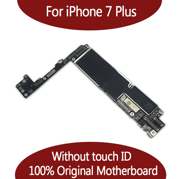 For iPhone 7 Plus 128G Motherboard without Touch ID & NoFingerprint,Original Unlocked Logic board by Free Shipping