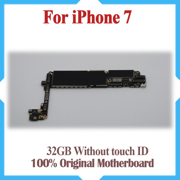 32gb for iPhone 7 Motherboard without Touch ID,100% Original unlocked for iphone 7 Mainboard with IOS System,Free Shipping