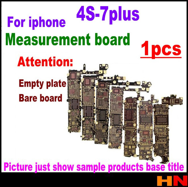 1pcs For iphone 4s 5 5c 5s 6 6 plus 6s 6s plus 7 7plus motherboard line measurement board empty board bare board