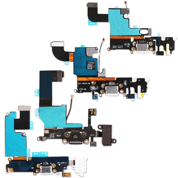 Charger Charging port Dock USB connector flex cable For iPhone 5 5S 5C 6 6S Plus 6Plusribbon replacement Parts