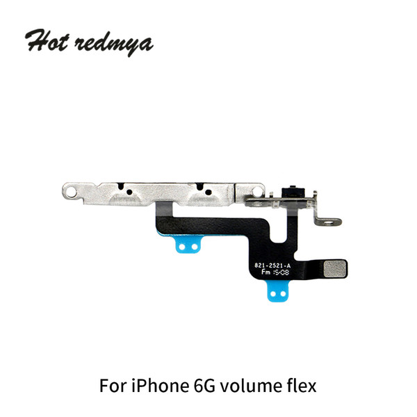 10pcs/lot Original For iPhone 6G 6 Plus 6S 6S Plus Headphone Audio Flex Jack Power Volume Mute Silent Switch On Off Flex Cable Ribbon