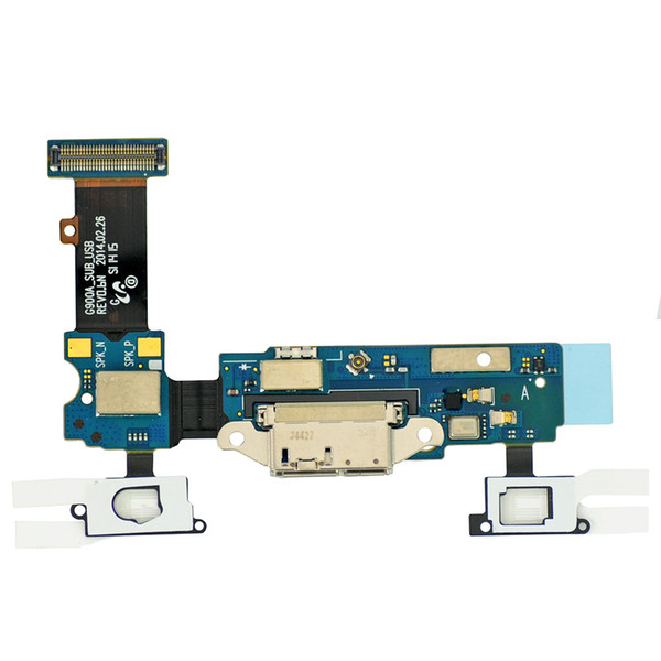 New Original USB Charger Port Flex Cable for Samsung Galaxy S5 G900 Dock Connector Charging Flex with Headphone Jack Replacement