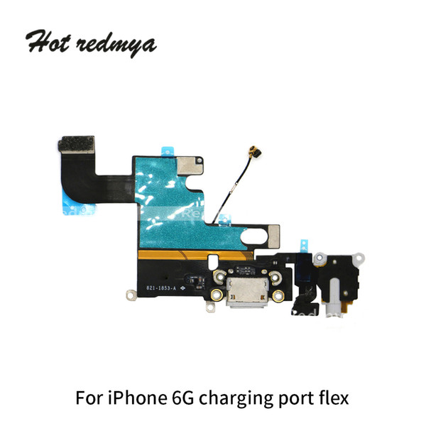 10pcs/lot For iphone 6 6 Plus USB Dock Charging Charger Port Charger Connector Headphone Audio Jack Flex Cable Ribbon Replacement Parts