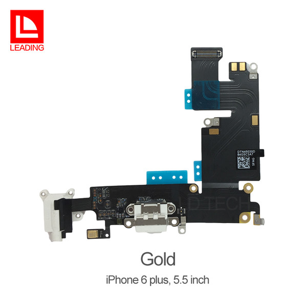 Charger Charging Port Flex Cable USB Dock Connector for iPhone 6 plus 5.5 inch Headphone Audio Jack mic Ribbon fast free shipping