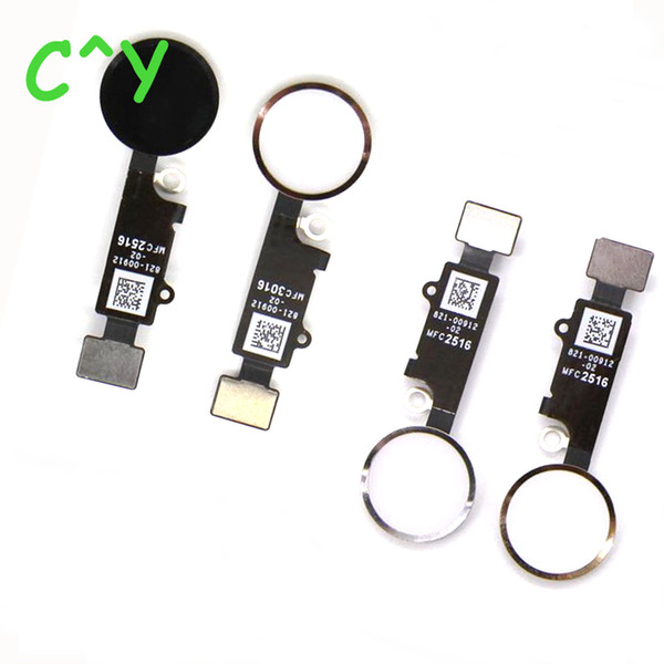 For Iphone 7G & 7 Plus Touch ID Sensor Home Button Key Cap Flex Cable Ribbon Assembly Replacement part