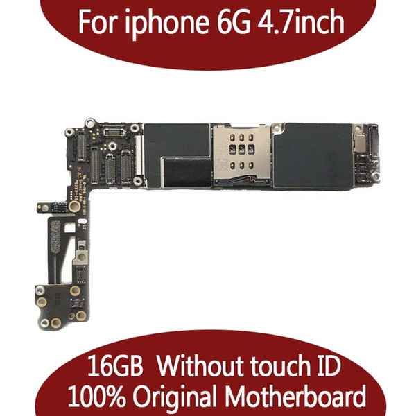 Tested Good Working For IPhone 6 Motherboard 16GB 64GB Logic Board Unlocked NO Touch ID 100% Good Working mainboard IOS system card