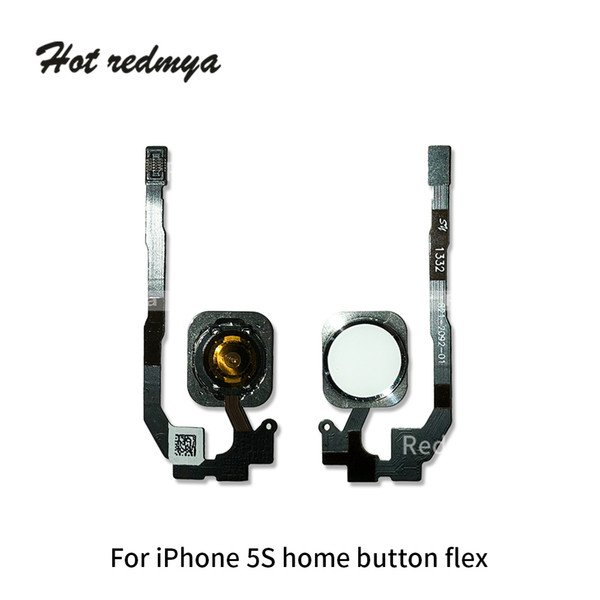 10Pcs For iPhone 5S SE NEW Home Button Flex Cable Ribbon Assembly Replacement Repair Parts Black White Gold free shipping