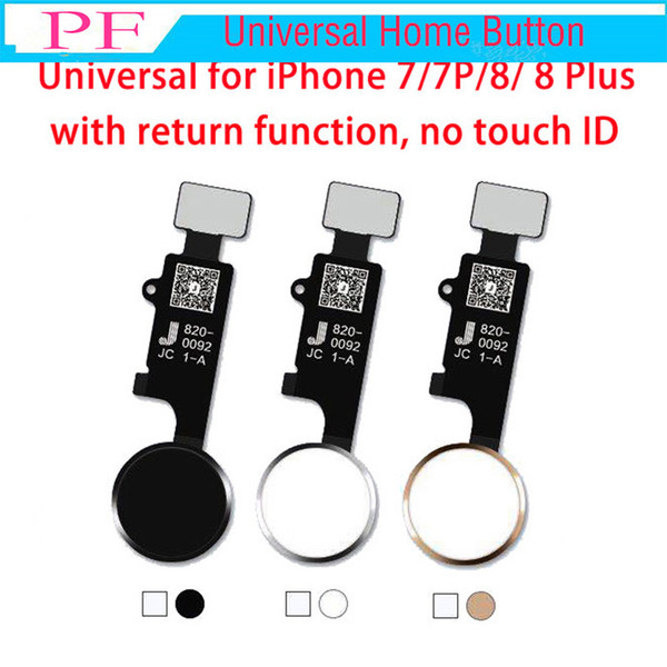 50pcs New Universal home button flex For iPhone 7G 7 plus 8G 8 plus with return function Solution For Apple iPhone 7 8