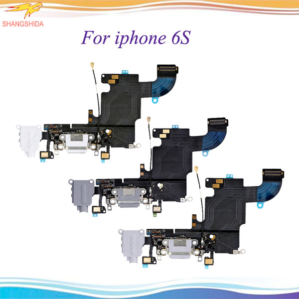 Headphone flex For iphone 6s 6sp 6splus plus Quality Dock Connector USB Charging Port and Headphone Audio Jack Flex Cable Ribbon