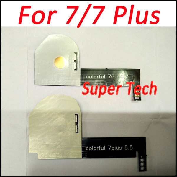 7 in 1 Led Glowing Luminescent Glowing LED Light For iphone 7 7plus Led Logo Touchable 7 color Logo Night 7plus 5.5inch