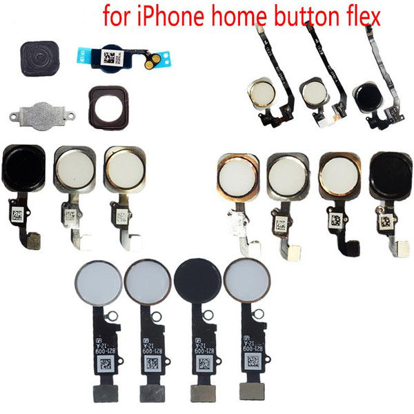 100% TESTED NEW Home Button Flex Cable for iphone 5 5s iphone 6 6 plus 6s 6s Plus Replacement Parts