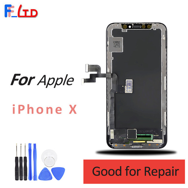 New Arrival GX Soft OLED for iPhone X LCD Display with Touch Digitizer Screen Replacement no Dead Pixel 100% Tested