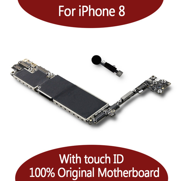 For iPhone 8 64GB/128GB Motherboard With Fingerprint IOS System,For iPhone 8 Logic Board Mainboard With Touch ID