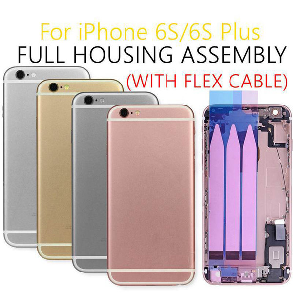 For iPhone 5/6/7/8 metal back cover assembly iPhone xs 8plus mobile phone case assembly cover