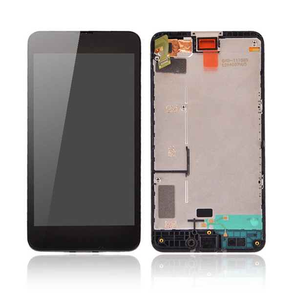 Touch Glass Screen LCD Display Digitizer Assembly With Frame For Nokia Lumia 630 635