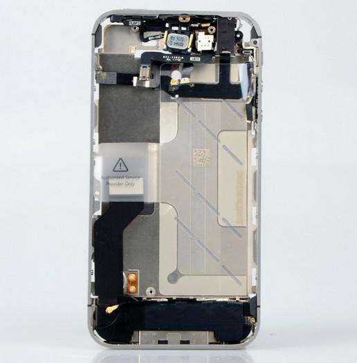 Freeshipping!!New middle frame full parts assembly bezel housing middle frame chassis for iPhone 4S Silver Have the test