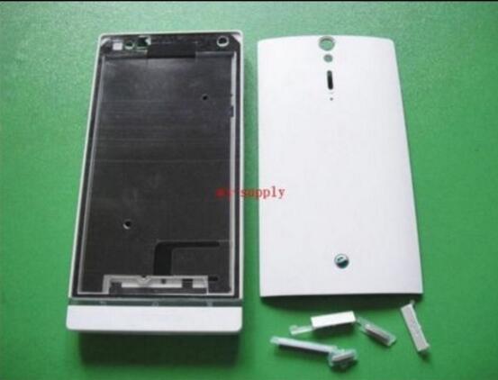 New Full Good Housing Front Frame Chassis + Back Battery Cover Case+Keypad for Sony Ericsson Xperia S LT26i LT26