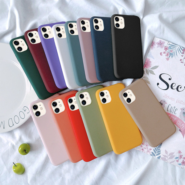 14color Ultra Thin Cheap Candy Colors Phone Case For iphone 11 Pro Max XS MAX XR X 6S 7 8 plus