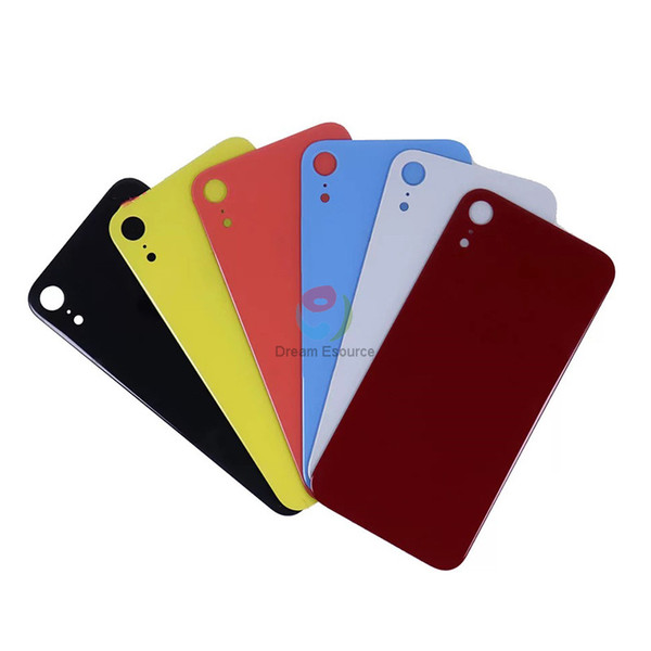 MOQ 10pcs Each Color OEM Back Glass for iPhone 8 8Plus X XS XSMax XR Rear Battery Housing Cover Door Replacement with Stickers & Free DHL