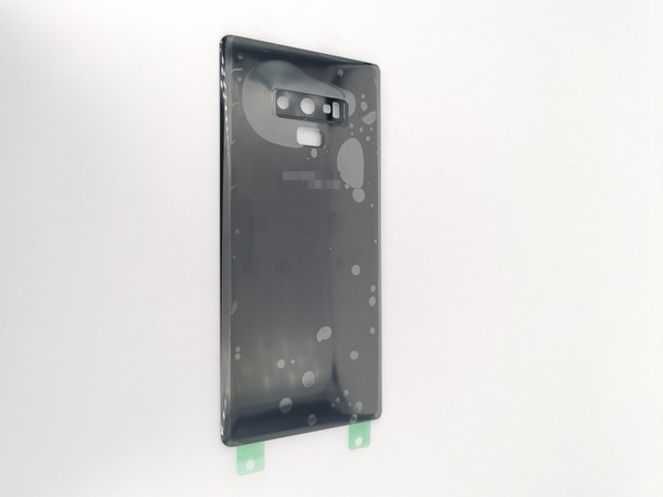 Compatible Black Back Cover Housing with Installed Camera Frame and Lens for Samsung Note 9 housing battery cover