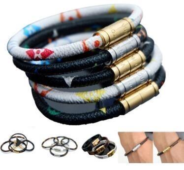 Men Rainbow Jewelry Charm Leather Bracelet Stainless Steel Pride Bracelet For Gay Holiday