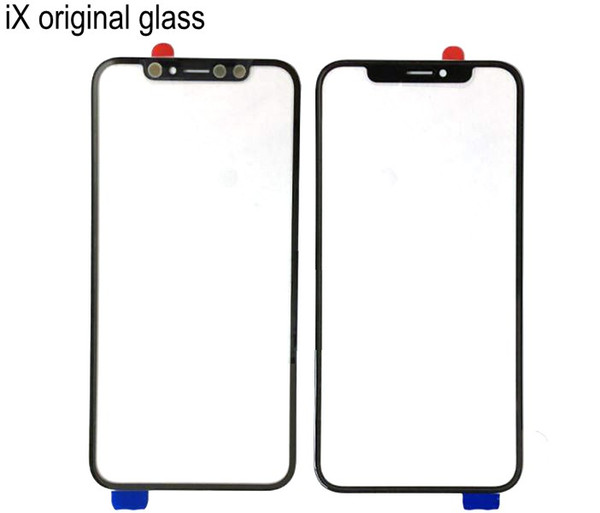 1pcs Top Quality LCD Screen Front Glass Lens Repair Parts for iPhone X Front Outer Glass Lens Replacement