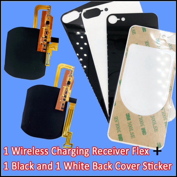 For iPhone 7 7Plus Wireless Charger receiver flex with glass back film sticker no need to replace back housing