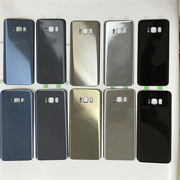 Original New Replacement Battery Door Housing Cover Case for Samsung Galaxy S8 G950 G950P S8 Plus G955P Panel Shell With Adhesive Sticker