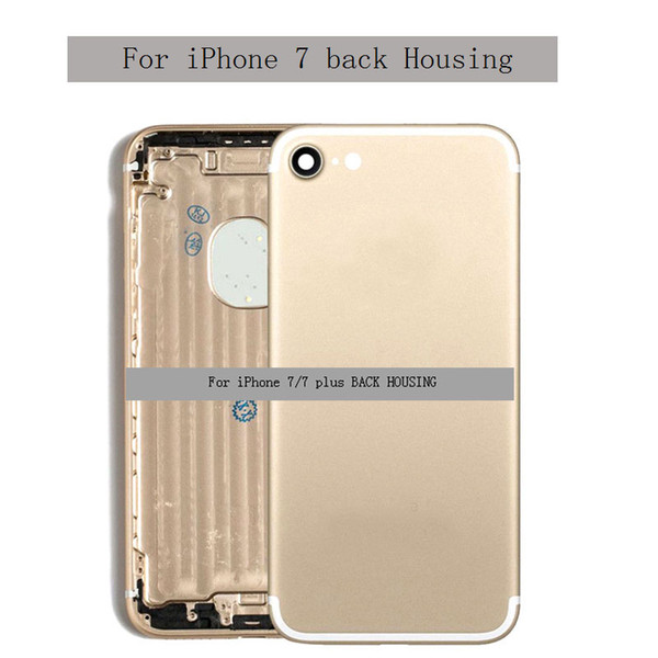 Back Rear Cover Battery Housing Door Chassis Middle Frame For IPhone 7G 7P Sliver Gold Rose Jet And Matte Black