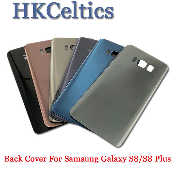 10Pcs Glass Back Housing Cover Replacement For Samsung Galaxy S8 G950 Battery Cover Case Replacement For Samsung S8 Plus G955