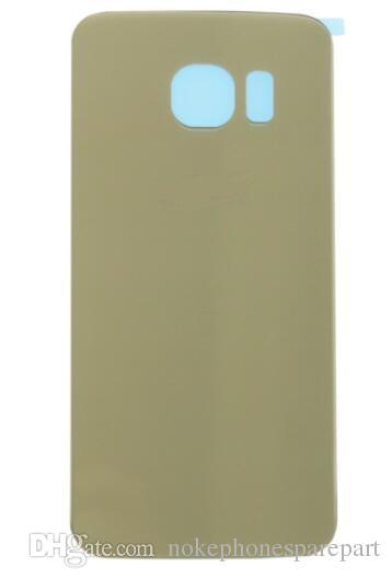 New High Quality Back Glass Battery Cover For Samsung S6 Edge