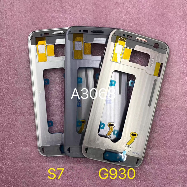 ORGINAL BEZEL housing For Samsung galaxy S7 G930 middle frame hosing bezel for S7 Edge G935 LCD metal Bezel Frame Case replacement DHL fee