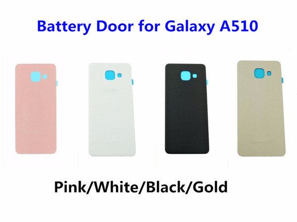 100% New Replacement Glass battery door housing For Samsung Galaxy A510 A520 back cover case with adhesive