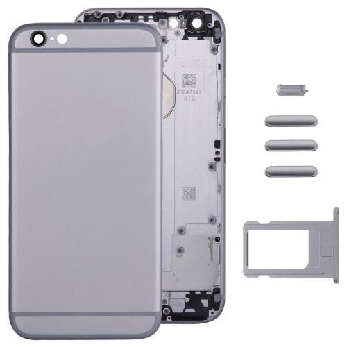 Einpassung For iPhone 6 Metal Battery Door Aluminum Housing Middle Frame OEM no reason to return with small parts and side button