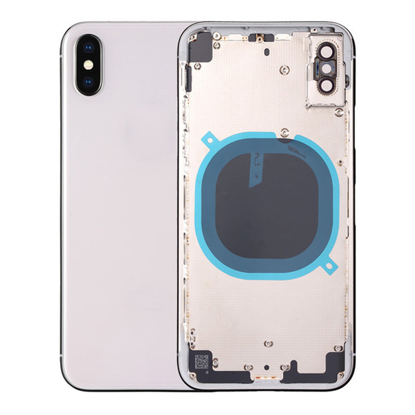 Back housing for iPhone X Battery Cover metal Case for iPhone X Middle Chassis frame Rear Door cover case Frame Assembly