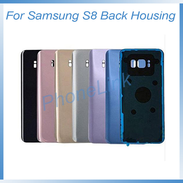 For Samsung S8 S8 plus back cover replacement with logo for samsung Galaxy S8 back battery door cover