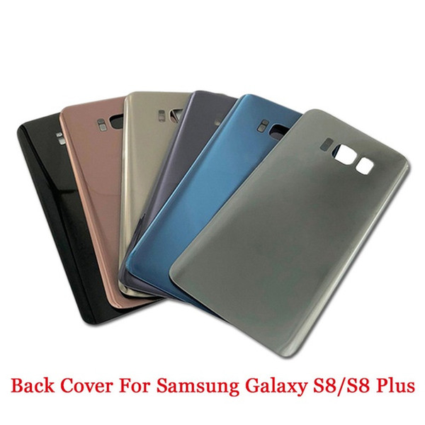 Battery cover door For Samsung S8 G950F Back Glass Battery Cover Housing For Samsung S8 Plus S8+ G955F Back Cover Cases