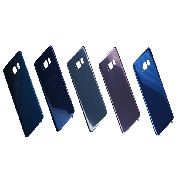 Original Battery Door Back Housing Cover Glass Cover for Samsung Galaxy S8 G950 G950P S8 Plus G955P with Adhesive Sticker free shipping