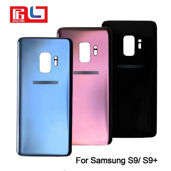 Back Battery Cover Door Rear Glass Housing Replacements For SAMSUNG Galaxy S9 G960F/S9 Plus G965F With Logo