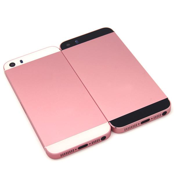 20pcs Metal Back Cover Housing Battery Door with SIM card tray +volume button +power button For iPhone 5 5G 5S Housing Cover