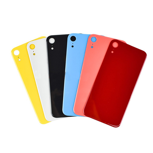 50PCS Back Glass Full Housing Back Battery Door Battery Cover with Adhesive for iPhone Xr Xs Max New