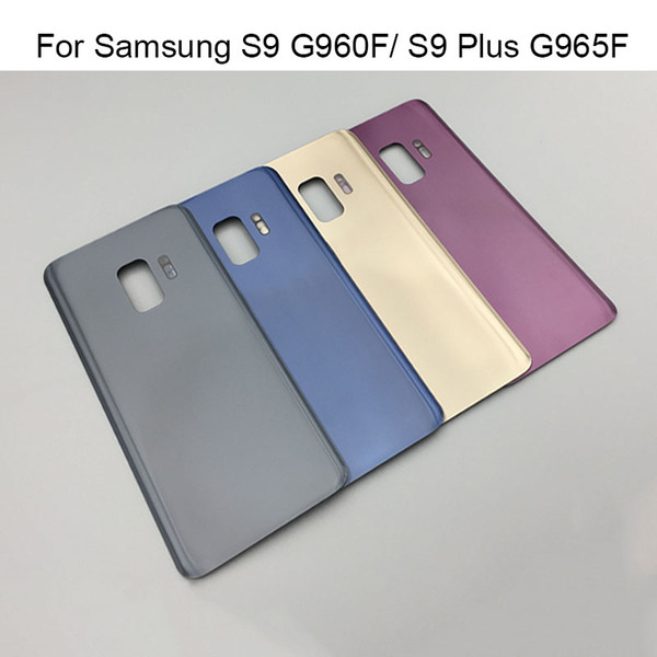 For SAMSUNG Galaxy S9 G960F/S9 Plus G965F Back Battery Cover Door Rear Glass Housing Replacements For SAMSUNG S9 Battery Cover